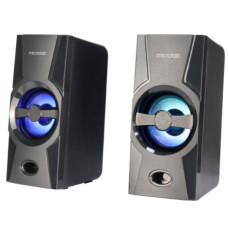 Stereo zvucnici, black, 6W RMS(2 x 3W), USB power