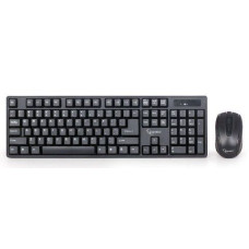 KBS-W-01 Gembird 2.4 GHz Slim Bezicni mis + tastatura US layout black